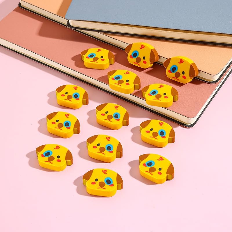 Kleeblatt Mini Dog Erasers for Kids Bulk, 100 PCS Cute Fun Desk Pets for Kids Classroom, Treasure Box Prizes,Party Favors for Kids Goodie Bags, Back to School Gifts for Students - Image 3